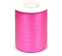 Creativery Nastro decorativo in plastica, 10 mm x 250 m, impermeabile, 30 colori in 5/10/19/31/50 mm, nastro decorativo in plastica, per fai da te di fiocchi e palloncini, fucsia
