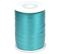 Creativery Nastro decorativo in plastica, 10 mm x 250 m, impermeabile, 30 colori in 5/10/19/31/50 mm, nastro decorativo in plastica, per fai da te di fiocchi e palloncini, turchese