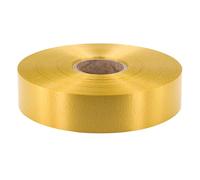 Creativery Nastro decorativo in plastica, 31 mm x 100 m, impermeabile, 30 colori in 5/10/19/31/50 mm, nastro decorativo in plastica per il fai da te di stelle di Natale e fiocchi per auto, oro