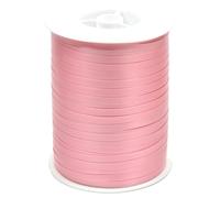 Creativery Nastro decorativo in plastica, 5 mm x 500 m, impermeabile, 30 colori in 5/10/19/31/50 mm, nastro decorativo in plastica per legare palloncini, nastro per fai da te, rosa