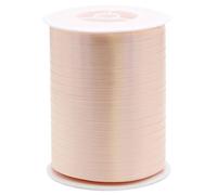 Creativery Nastro decorativo in plastica, 5 mm x 500 m, impermeabile, 30 colori in 5/10/19/31/50 mm, nastro decorativo in plastica per legare palloncini, nastro per fai da te, beige
