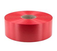 Creativery Nastro decorativo in plastica, 50 mm x 100 m, impermeabile, 30 colori in 5/10/19/31/50 mm, nastro decorativo in plastica per il fai da te di stelle di Natale e fiocchi per auto, rosso