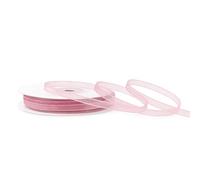 Creativery - Nastro in Organza per Regali, 3 mm x 50 m, in Chiffon, 6 mm