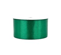 Creativery, rotolo di nastro di raso alto 38 mm e lungo 25 m, per pacchi e decorazioni verde scuro 587