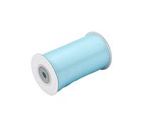 Creativery - Rotolo di nastro di raso da 100 mm, 100 mm, decorazione da tavolo, per feste, matrimoni, compleanni, azzurro