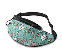 CreativeShading Art - casual unisex con tasche regolabili con cerniera, cintura, borse sportive, borsa da corsa, per tenersi in forma con l'esercizio, jogging, escursionismo, pettorale, all