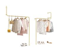 Creativi scaffali di indumento dell'esposizione per i negozi di boutique, soluzione moderna al minuto montata a parete per un'organizzazione efficiente dell'abbigliamento