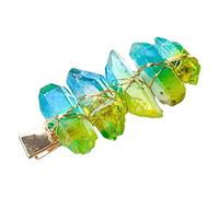 Creatività irregolare di cristallo naturale forcina delle donne di colore trasparente anatra clip copricapo accessori per capelli del partito