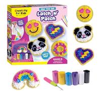 Creatività per i bambini crea il tuo kit di adesivi sfocati con cerotto N | assemblare, tagliare e decorare 5 cerotti di filato fai da te | Attività per bambini senza sonno e senza schermatura