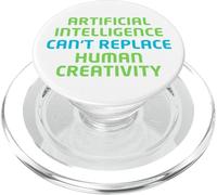 Creatività umana su AI Graphic - Artist Appreciation Art PopSockets PopGrip per MagSafe