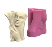 Creatività unica con faccia, robusto strumento per vasi da fiori in silicone, accessorio indispensabile per gli appassionati di arte in resina, design artistico e flessibilità