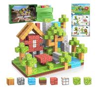 Creativity Point 100 pezzi Blocchi magnetici, Blocchi di costruzione magnetici Giocattoli a Vapore per Bambini, Costruire Un Mondo Magnetico Miniera per I Bambino Ragazze Di 3+