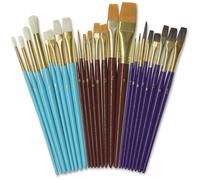 Creativity Street 5134 Pennello per pittura Deluxe Assorted, set da 24 pezzi