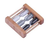 Creativo 1/3/5 Minuti di Legno Sabbia Vetro Clessidra Timer Orologio Decorazione Domestica Utensili da Cucina Regalo per Childern Termometri e Timer Stile Semplice Utensili da Cucina e Gadget