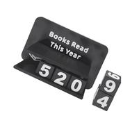 Creativo 3D Stampato Lettura Progress Tracker con Numeri Cubi Libri Leggi Quest'anno Contatore Sfida di Lettura Regalo Lettura Contatore Scrivania Accessorio