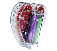Creativo A Forma di Cuore LED Luce Saldatura Progetto di Pratica Set Educativo Kit Elettronici per Principianti e Hobbyists Educativo STEM Saldatura Training Set