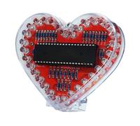 Creativo A Forma di Cuore LED Luce Saldatura Progetto di Pratica Set Educativo Kit Elettronici per Principianti e Hobbyists Educativo STEM Saldatura Training Set