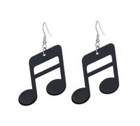 Creativo Acrilico Nota Musicale Orecchini Pendenti Trendy Orecchini Alla Moda Dichiarazione Accessori Per, Medio, Acrilico, Nessuna pietra preziosa