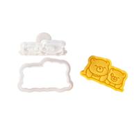 Creativo animale biscotto stampo flessibile del silicone biscotto appassionati di cottura ingranaggio decorazioni della torta utensili da cucina gadget da cucina