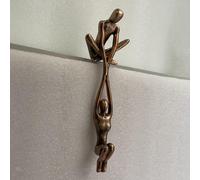 Creativo Astratto Donne Disollevamento da Bordo Umani Statue Scultura Intaglio a
