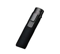 Creativo Butano Lighter Torch Lighter Blue Flame Lighter Piccolo Regalo Accendino Multifunzione Portatile e Antivento per Gli Uomini (escluso Il Gas),Black