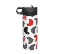 Creativo Cartoon Pollo Stampa Viaggio 18oz Sport Isolato Bollitore Bottiglia di Acqua Bollitore In Acciaio Inox Tazza Portatile