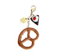 Creativo cioccolato Pretzel pane portafoglio ornamento borsa ciondolo borsa zaino decorazione per uso quotidiano e regali unici, Immagine di riferimento a colori#