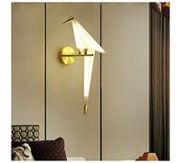 Creativo Design Uccello Applique da Parete, Moderno Lampada a Muro LED Interno Camera da Letto Comodino Luce da Parete Origami Gru Uccello Basamento Luci per Soggiorno Sala da Pranzo Corridoio Cucina