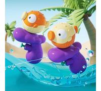 Creativo e divertente cartone animato ispirato coccole pesce polpo e squalo acqua spruzzatore attrezzature per la spiaggia e la piscina uso ideale come simpatico spray regali a base d'acqua
