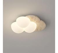 Creativo Lampada da Soffitto per la Camera dei Bambini Nordic Crema Giallo Travertino Corridoio Cucina Lampada da Soffitto Moderno Stile Wabi-sabi Camera da Letto Lampadario per Soggiorno Ingresso