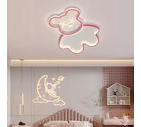 Creativo LED Orso Cavo Plafoniera Orso Cartoon Camera dei bambini Lampadario Lampada da soffitto calda Plafoniera Apparecchio di illuminazione a soffitto per ragazzi e ragazze Camera da letto