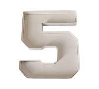 Creativo Lettera Forma di Cibo Scatola di Immagazzinaggio Natura Friendly Candy Holder Container Per Viaggi Picnic Evento Lettere Vassoio
