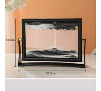 Creativo Moving Sabbia Arte Stile Ritratto Flowing Sandscape Foto Ornamento Gift