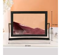 Creativo Moving Sabbia Arte Stile Ritratto Flowing Sandscape Foto Ornamento Gift