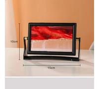 Creativo Moving Sabbia Arte Stile Ritratto Flowing Sandscape Foto Ornamento Gift