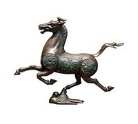 Creativo Pegaso Statua in Rame di Puro Cavallo di Rame Volante Rondine Feng Shui Dodici Cavalli dello Zodiaco Ornamenti Decorazione del Desktop Home Office per scrivania Scaffale Armadietto del Vino