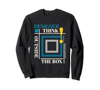 Creativo Pensatore, Graphic Designer Definizione Design Amore Felpa