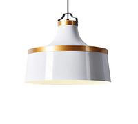 Creativo per Cucina e corridoio, Semplice a 1 Luce, Stile Danese, da a Sospensione Tradizionale ed Elegante per Cucina, Camera da Letto, Sala da Pranzo, Ristorante (Bianco)