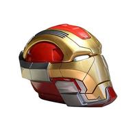 Creativo Posacenere con coperchio I Vendicatori Mask Holder Helme Posacenere Resina contenitore esterno domestico sigaro regalo di Natale (Color : Red)