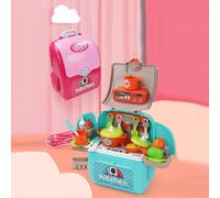 Creativo Pretend Gioca Zaino Giocattolo Educativo Per Bambini di Scuola