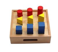 Creativo Puzzle Di Legno Pluggblock Giocattolo Per Il Bambino Forma Colori Colori Assistente Per Il Colore In Età Prescolare E Il Riconoscimento Di Forma
