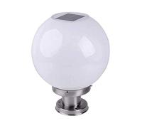 Creativo Solare LED Globo Colonna Luce Esterna Post Luce Cortile Giardino Villa Prato Pilastro Lanterna, Paralume Sfera Acrilica, IP44 Materiale di Alluminio Impermeabile