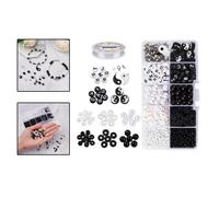 Creativo Yin Yang Polymer Clay Beads Bracciale Collana Tai Chi Beads Charms