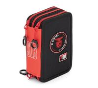 Creativolution Scolastica Ufficiale SL Benfica con Materiale Incluso, Poliestere Nero, 3 Vassoi con penne, Matite, righello, Temperamatite 20x12.5x6.5 cm