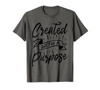 Creato con A Purpose Efesiani 2:10 Christian Faith Maglietta
