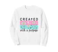 Creato con Una Fede Cristiana Margherite Felpa