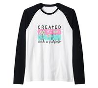 Creato con Una Fede Cristiana Margherite Maglia con Maniche Raglan