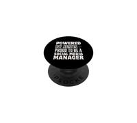 Creato da Jesus Orgoglioso di essere Christian Social Media Manager PopSockets PopGrip Adesivo