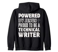 Creato da Jesus Orgoglioso di Essere Uno scrittore Tecnico Christian Felpa con Cappuccio