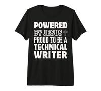 Creato da Jesus Orgoglioso di Essere Uno scrittore Tecnico Christian Maglietta Premium